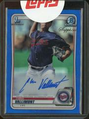Chris Vallimont #BSPA-CV Baseball Cards 2020 Bowman Sapphire Autographs Prices