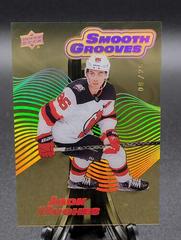 Jack Hughes [Gold Spectrum] Hockey Cards 2022 Upper Deck Smooth Grooves Prices