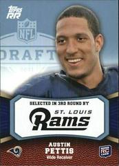 Austin Pettis [Blue] #143 Football Cards 2011 Topps Rising Rookies Prices