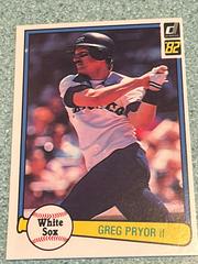 Gregory Pryor #521 Baseball Cards 1982 Donruss Prices