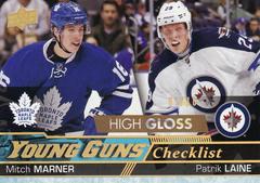 Mitch Marner, Patrik Laine [High Gloss] Hockey Cards 2016 Upper Deck Prices