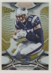 Rob Gronkowski [Gold Refractor] #73 Football Cards 2015 Topps Finest Prices