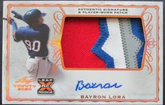 Bayron Lora [Bronze] Baseball Cards 2020 Leaf Trinity Patch Autographs Prices