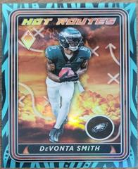 DeVonta Smith [Teal] #HR-1 Football Cards 2023 Panini Phoenix Hot Routes Prices