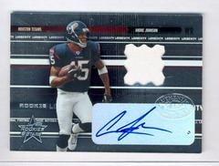 Andre Johnson [Jersey Autograph] #266 Football Cards 2003 Leaf Rookies & Stars Prices
