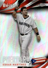 Edgar Martinez #B-8 Baseball Cards 2021 Topps Chrome Beisbol Prices