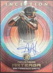 Aeverson Arteaga [Red] Baseball Cards 2022 Bowman Inception Prospect Autographs Prices