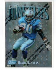 Barry Sanders [Refractor] #140 Football Cards 1997 Topps Finest Prices