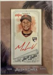 Miguel Gomez [Red Ink] #MA-MG Baseball Cards 2018 Topps Allen & Ginter Framed Mini Autographs Prices