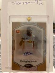 Christopher Nkunku Soccer Cards 2021 Topps Tier One Bundesliga Autographs Prices