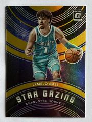 LaMelo Ball [Gold] #8 Basketball Cards 2022 Panini Donruss Optic Star Gazing Prices