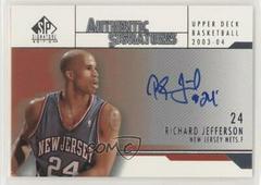 Richard Jefferson Basketball Cards 2003 SP Signature Authentic Signature Prices