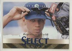 Alex Rodriguez [Registered Gold] Baseball Cards 1997 Select Prices