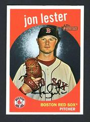 Jon Lester #409 Baseball Cards 2008 Topps Heritage Prices