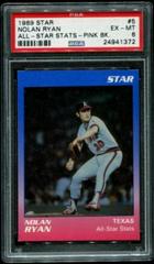 Nolan Ryan [All Star Stats Pink BK.] #5 Baseball Cards 1989 Star Ryan Prices