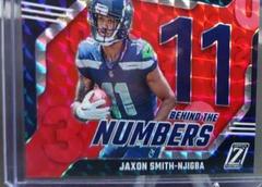 Jaxon Smith-Njigba [Red] #12 Football Cards 2023 Panini Zenith Behind the Numbers Prices