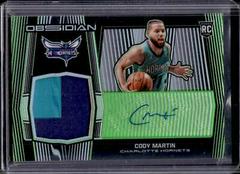 Cody Martin [Electric Etch Green] #RA-CMT Basketball Cards 2019 Panini Obsidian Rookie Autographs Prices