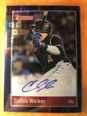Colton Welker [Pandora Purple] #R88S-CW Baseball Cards 2022 Panini Donruss Optic Retro 1988 Signatures Prices
