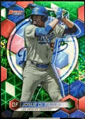 Josue De Paula [Green Mini Diamond] #TP-17 Baseball Cards 2023 Bowman's Best Top Prospects Prices
