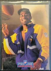 Cris Carter Football Cards 1992 Pro Line Portraits Prices