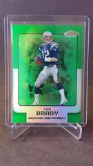 Tom Brady [Green Refractor] #105 Football Cards 2006 Topps Finest Prices