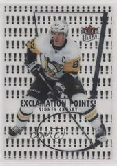 Sidney Crosby Hockey Cards 2021 Ultra Exclamation Points Prices
