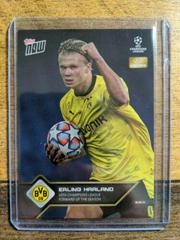 Erling Haaland Soccer Cards 2021 Topps Now UEFA Champions League Prices