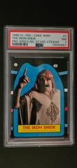 The Iron Sheik #5 Wrestling Cards 1985 O Pee Chee WWF Stickers Prices