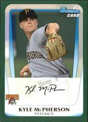 Kyle McPherson [Green] Baseball Cards 2011 Bowman Prospects Prices
