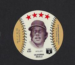 Joe Rudi Baseball Cards 1977 Chilly Willee Discs Prices