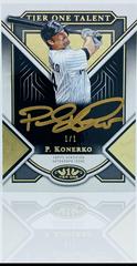 Paul Konerko [Gold Ink] #T1TA-PK Baseball Cards 2023 Topps Tier One Talent Autographs Prices