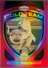 Justin Herbert [Red] #GT-3 Football Cards 2021 Panini Certified Gold Team Prices