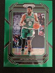 Jayson Tatum [Green] #17 Basketball Cards 2022 Panini Prizm Prices