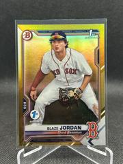 Blaze Jordan [Gold Foil] #BFE-71 Baseball Cards 2021 Bowman 1st Edition Prices