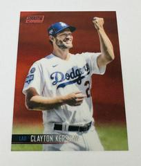 Clayton Kershaw [Red] #71 Baseball Cards 2021 Stadium Club Chrome Prices