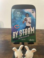 Justin Fields [Green] #BST-8 Football Cards 2021 Panini Absolute By Storm Prices