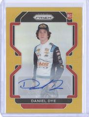 Daniel Dye [Gold Signature] #11 Racing Cards 2022 Panini Prizm Nascar Prices