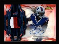 Sammy Watkins [Red Refractor] Football Cards 2014 Topps Finest Rookie Autograph Patch Prices