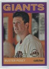 Buster Posey [Purple Refractor] #HC20 Baseball Cards 2013 Topps Heritage Chrome Prices