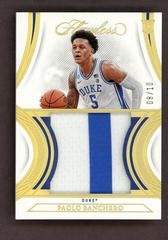 Paolo Banchero [Gold] #1 Basketball Cards 2022 Panini Flawless Collegiate Prices