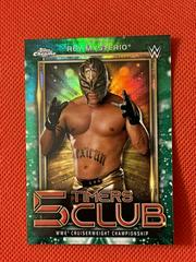 Rey Mysterio [Green Refractor] Wrestling Cards 2021 Topps Chrome WWE 5 Timers Club Prices