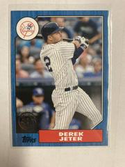 Derek Jeter [Blue] Baseball Cards 2022 Topps 1987 Series 2 Prices