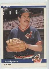 Luis Aponte Baseball Cards 1984 Fleer Update Prices
