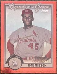 Bob Gibson [Red] Baseball Cards 2023 Topps Legends of the Game Prices