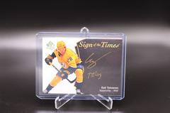 Eeli Tolvanen [Black Gold Ink] #SOTT-ET Hockey Cards 2021 SP Authentic Sign of the Times Autographs Prices