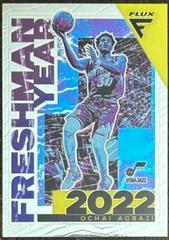 Ochai Agbaji #21 Basketball Cards 2022 Panini Flux Freshman Year Prices