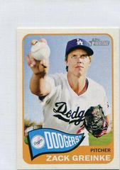 Zack Greinke [Mini] #260 Baseball Cards 2014 Topps Heritage Prices