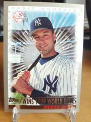 Derek Jeter [Magic Moments Wins 1999 World Series] Baseball Cards 2000 Topps Limited Edition Prices