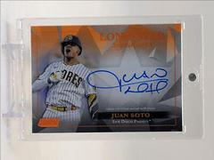 Juan Soto [Orange] Baseball Cards 2023 Stadium Club Lone Star Signatures Prices