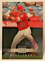 Mike Trout #24 Baseball Cards 2017 Topps on Demand 3,000 Hit Club Prices